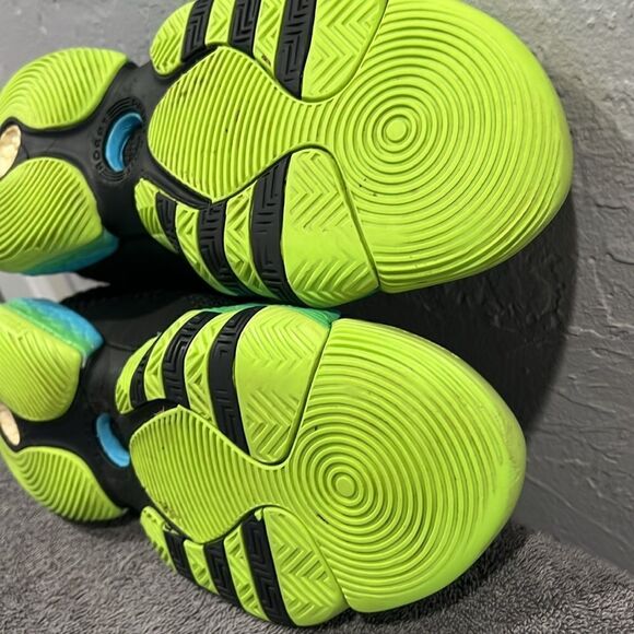 🔥🏀 Adidas Trae Young 2 Trae-TL Solar Green Basketball Shoes Men Sz 9 - EUC - Picture 10 of 11